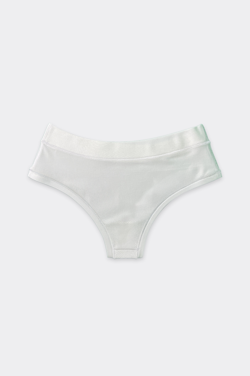 White Tencel Hipster Underwear - DOKOYO
