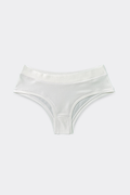 White Tencel Hipster Underwear - DOKOYO