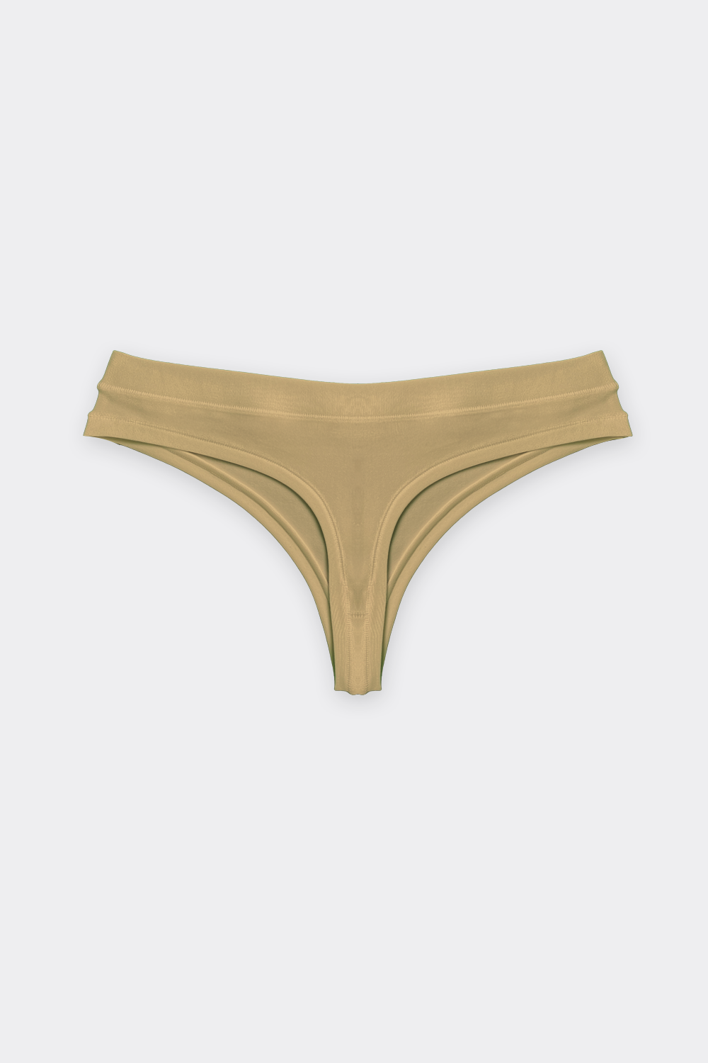 Cream Thong Tencel