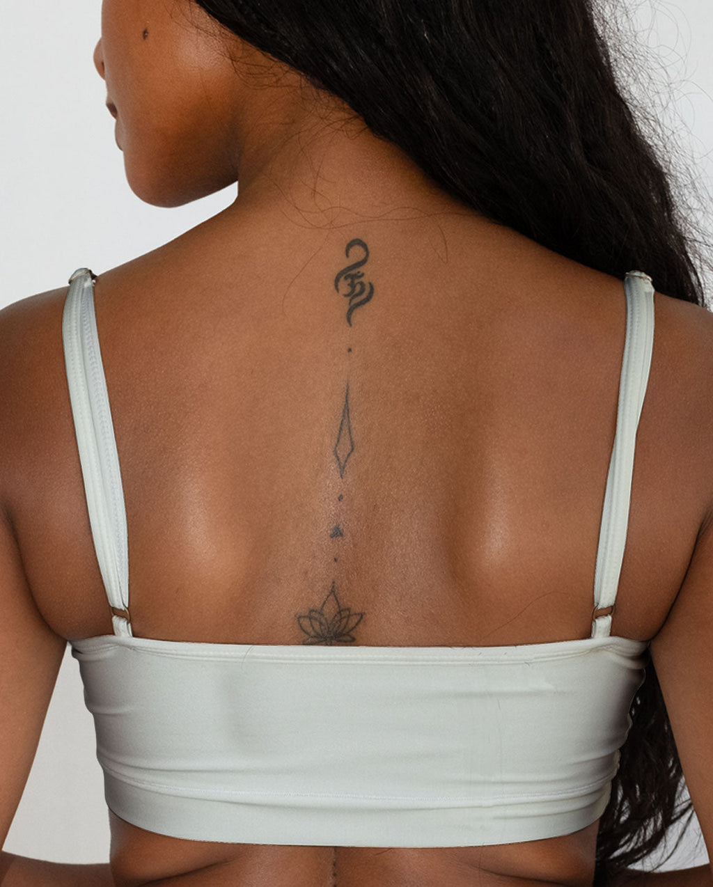 White Tencel Tube Bra