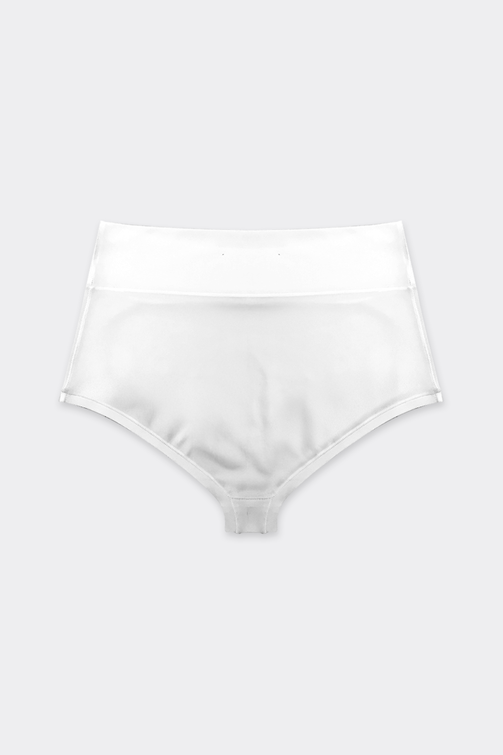 White Tencel High Waist Underwear