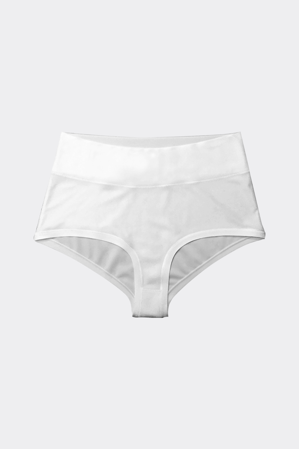 White Tencel High Waist Underwear