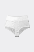 White Tencel High Waist Underwear