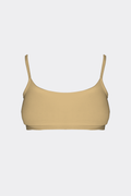 Cream Tencel Tube Bra