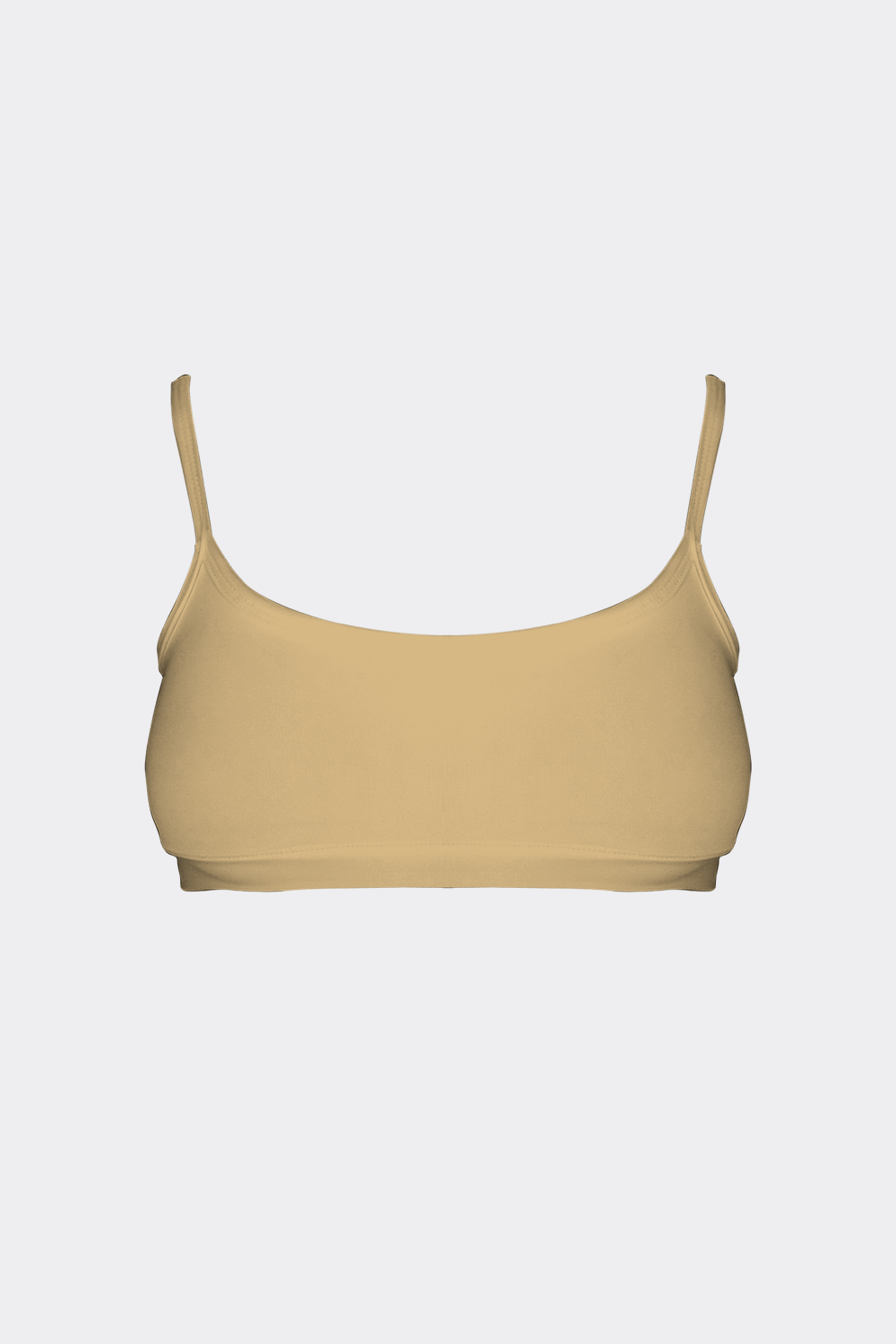 Cream Tencel Tube Bra