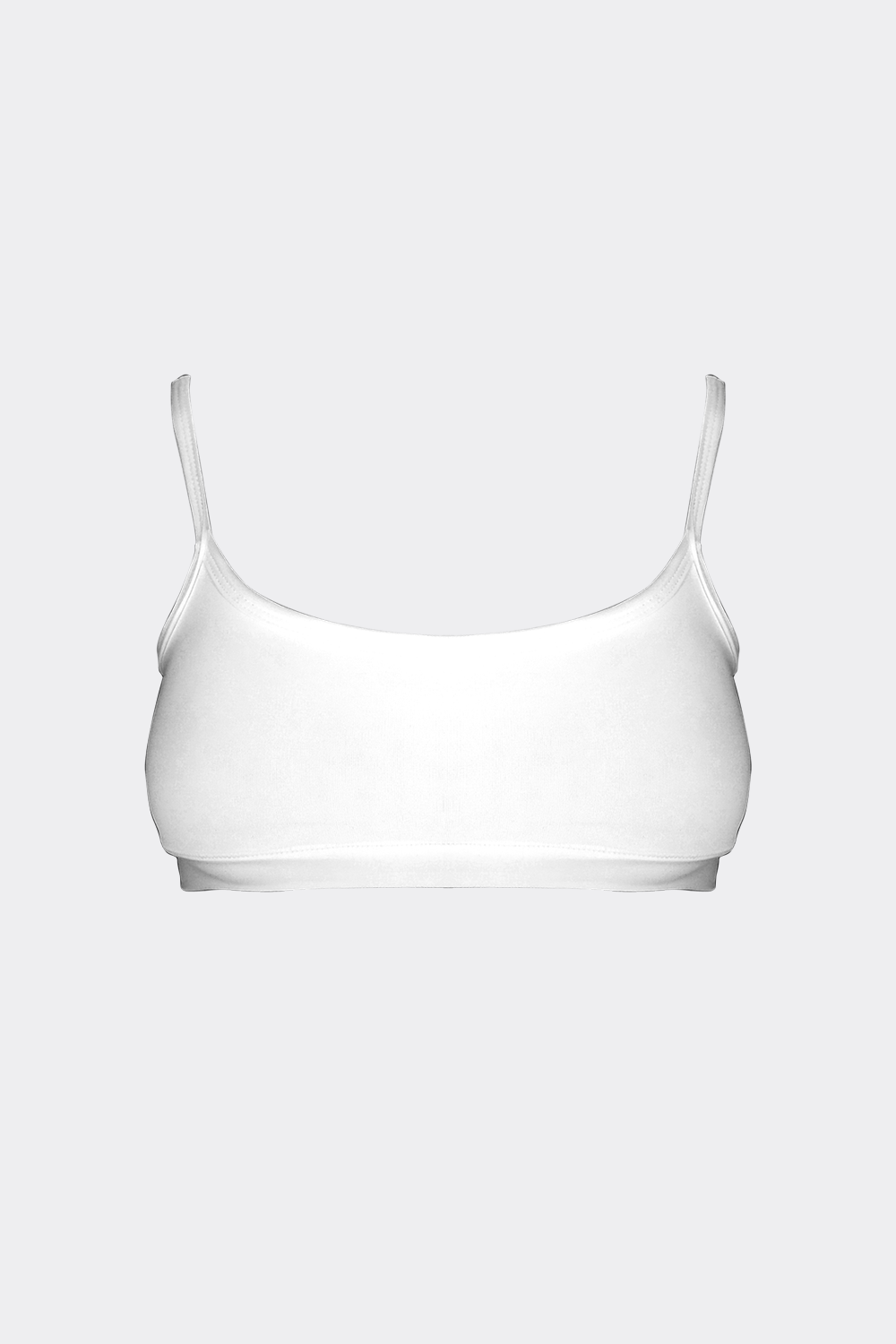 White Tencel Tube Bra