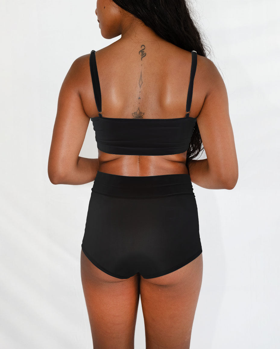Black High-Waist Brief Tencel - DOKOYO